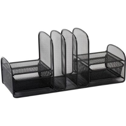 Picture of Safco Onyx Mesh Desk Organizer, Black