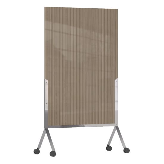 Picture of Rosseto Serving Solutions Avant Mobile Partition Standing Divider, 72in x 48in, Semi Transparent -Bronze