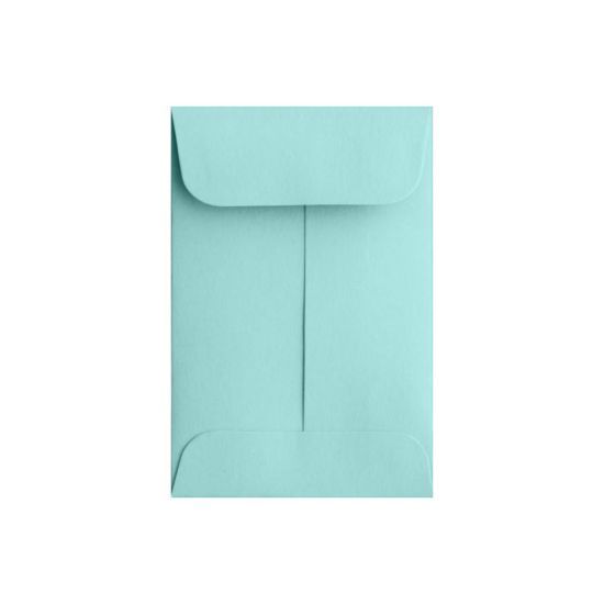 Picture of LUX Coin Envelopes, #1, Gummed Seal, Seafoam, Pack Of 250