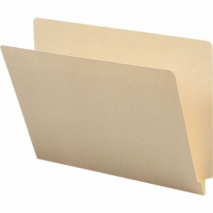 Picture of Sparco 1-Ply End-Tab Folders, Letter Size (8 1/2in x 11in), Manila, Box Of 100