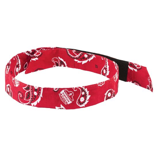 Picture of Ergodyne Chill-Its 6705 Evaporative Cooling Bandanas, Red Western, Pack Of 24 Bandanas