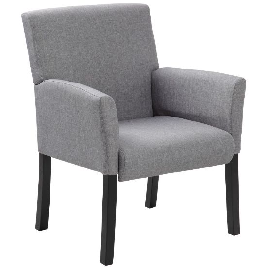 Picture of Boss Office Products Contemporary Guest Chair, Medium Gray