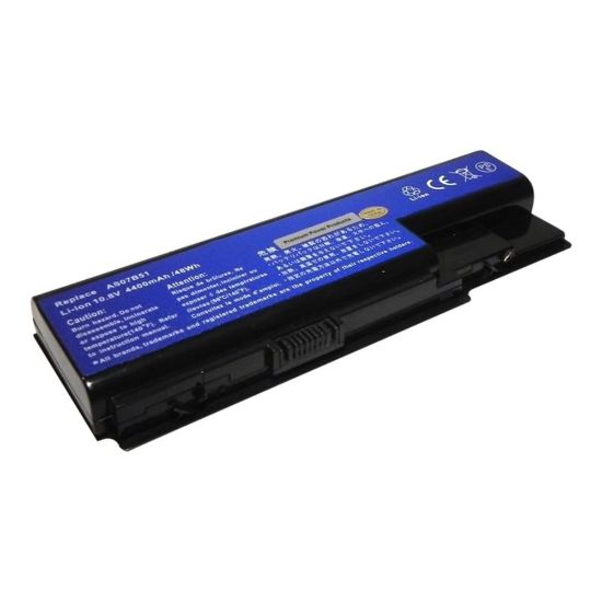 Picture of Premium Power Products Compatible 6 cell (4400 mAh) battery for Acer Aspire 5520; 5530; 6920; 6930; 7730 - For Notebook - Battery Rechargeable - 4400 mAh - 48 Wh - 10.8 V DC