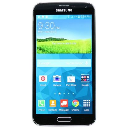 Picture of Samsung Refurbished Galaxy S5 G900V Cell Phone For Verizon Wireless/Unlocked, Black, PSC100009