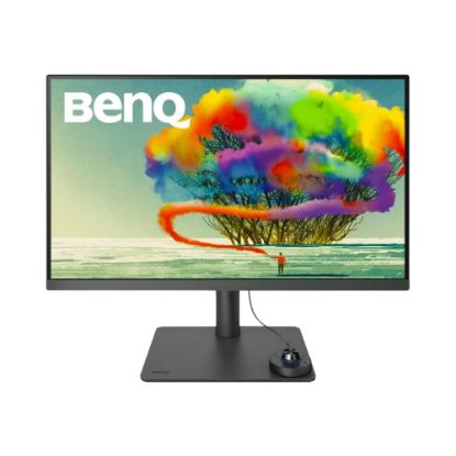 Picture of BenQ PD2705U 27in 4K UHD IPS USB-C Calibrated LCD Monitor for Designer - 16:9 - Gray - 27in Viewable - In-plane Switching (IPS) Technology - LED Backlight - 3840 x 2160 - 1.07 Billion Colors - FreeSync - 350 Nit - 5 ms - Speakers - HDMI - DisplayPort