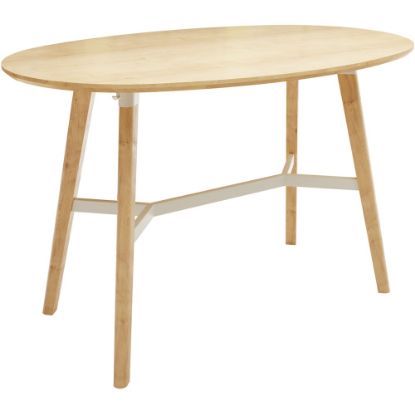 Picture of Safco Resi Bistro Table, 42-1/2inH x 65inW x 42inD, Natural