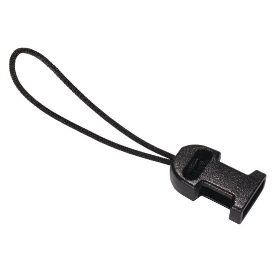 Picture of Ergodyne Squids 3133 Scanner Lanyard Loop Attachments, 3in, Black, Pack Of 10 Attachments