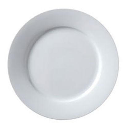 Picture of Hoffman Vertex China Ceramic Argyle Collection Rolled Edge Plates, 5-1/2in, Bright White, Case Of 36 Plates