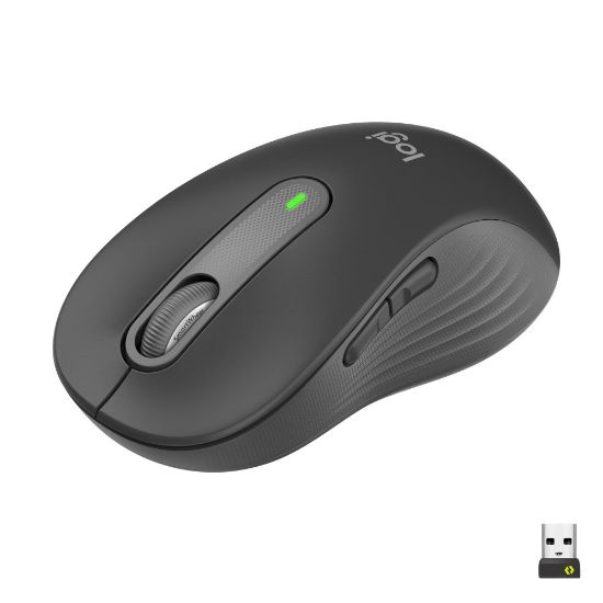 Picture of Logitech Signature M650 L Full Size Wireless Mouse, Graphite