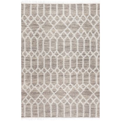 Picture of Anji Mountain Raani Jute And Wool Rug, 5ft x 7ft, Brown/Ivory