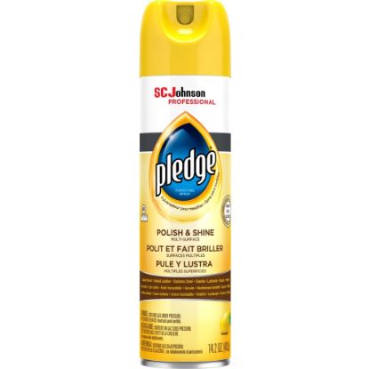 Picture of Pledge Lemon Enhancing Polish, Citrus Scent, 14.2 Oz Can