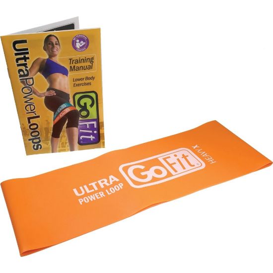 Picture of GoFit Single Ultra Power Loop (Orange, Heavy X, 20 Pounds) - Orange - Latex