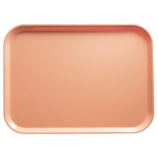 Picture of Cambro Camtray Rectangular Serving Trays, 15in x 20-1/4in, Dark Peach, Pack Of 12 Trays