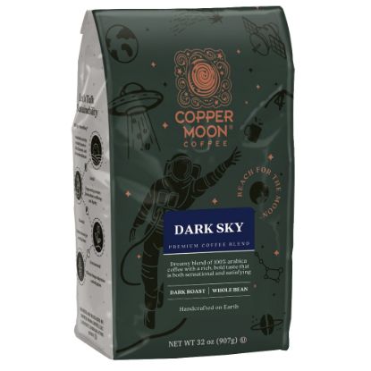 Picture of Copper Moon Whole Bean Coffee, Dark Sky Blend, 2 Lb Bag