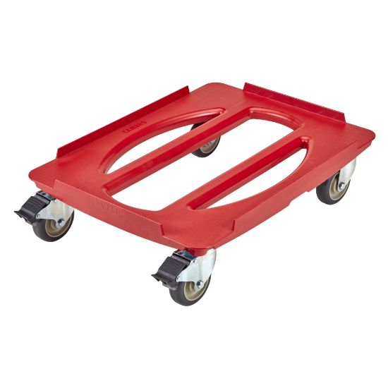 Picture of Cambro Cam GoBox Camdolly ABS Large Compact Dolly, 6-15/16inH x 18-1/2inW x 25-5/16inD, Red