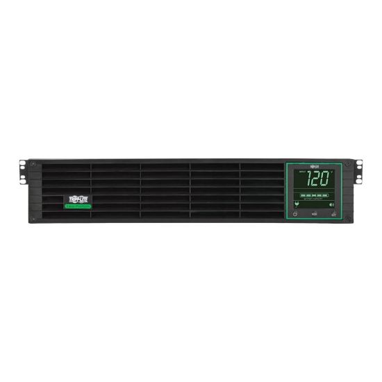 Picture of Tripp Lite 1500VA 1440W UPS Smart Lithium Ion LiFePO4 LCD USB DB9 2URM - UPS (rack-mountable) - AC 120 V - 1440 Watt - 1500 VA - 1-phase - lithium - RS-232, USB - output connectors: 8 - 2U - 19in