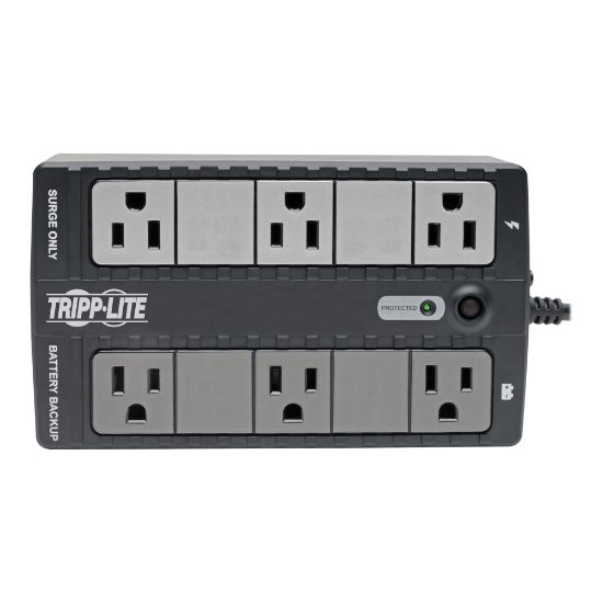 Picture of Tripp Lite UPS 350VA 180W Desktop Battery Back Up Compact 120V USB RJ11 PC