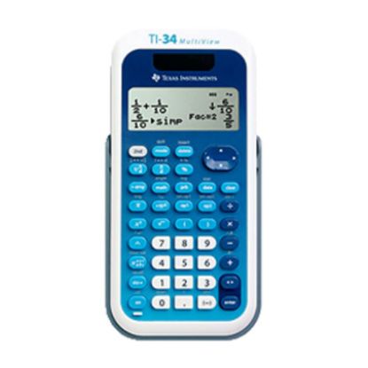 Picture of Texas Instruments TI-34 EZ Spot Handheld Calculator Teacher Kit, Set Of 10