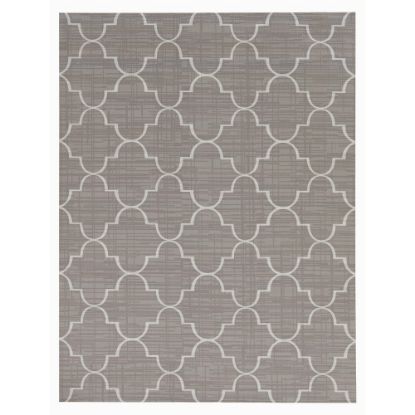 Picture of Foss Floors Area Rug, 6ftH x 8ftW, Roman, Gray/White