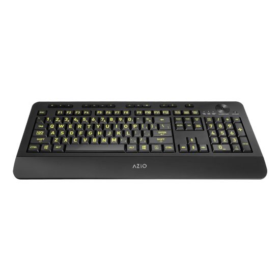 Picture of Azio KB506 Vision USB Keyboard, Black