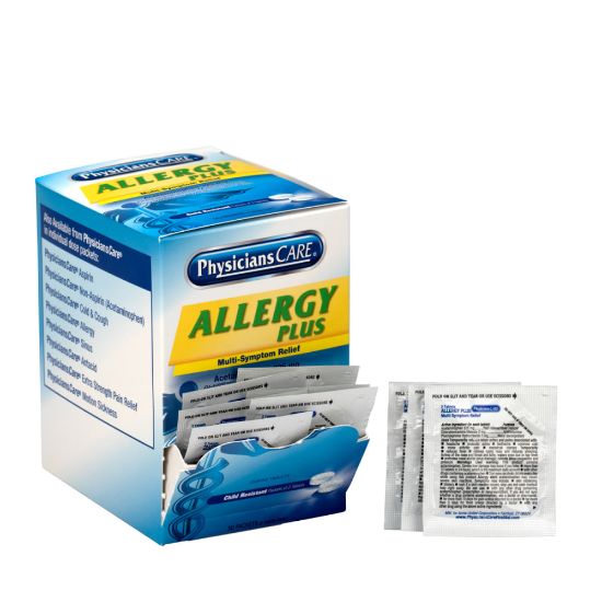 Picture of PhysiciansCare Allergy Medication, 2 Per Pack, Box Of 50 Packs