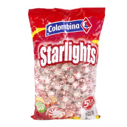 Picture of Colombina Peppermint Starlight Mints, 5-Lb Bag