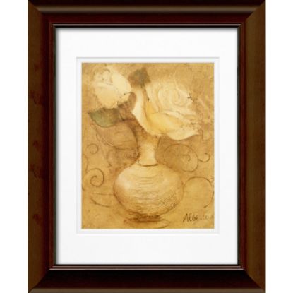 Picture of Timeless Frames Katrina Framed Floral Artwork, 11in x 14in, Brown, Mini Bouquet IV