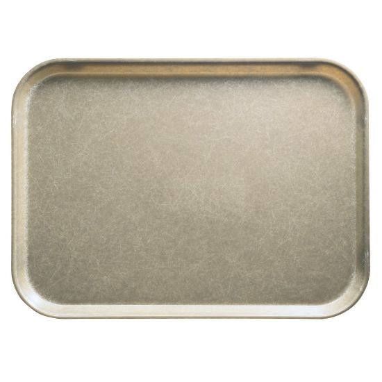 Picture of Cambro Camtray Rectangular Serving Trays, 14in x 18in, Desert Tan, Pack Of 12 Trays