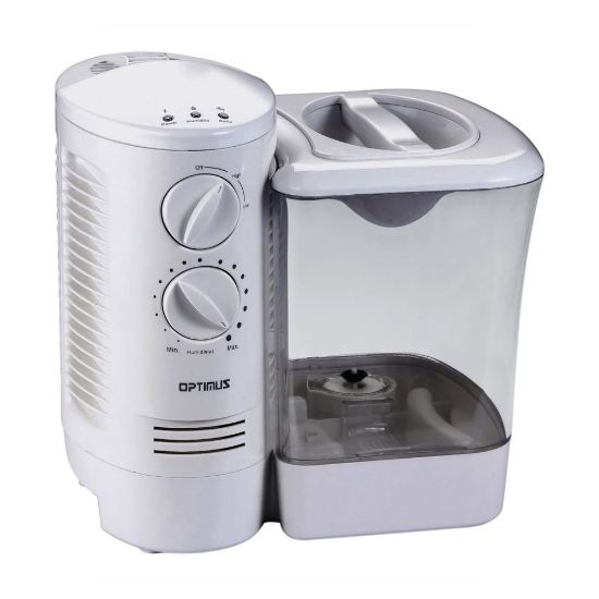 Picture of Optimus 2.5-Gallon Warm Mist Humidifier With Wicking Vapor System, 12inH x 8-1/2inW x 12inD