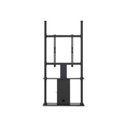 Picture of StarTech.com Digital Signage Display Stand - Black - Locking - Cable Management - Portrait Kiosk Enclosure (DSIGNAGESTND)