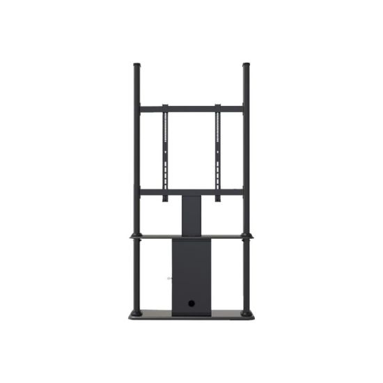 Picture of StarTech.com Digital Signage Display Stand - Black - Locking - Cable Management - Portrait Kiosk Enclosure (DSIGNAGESTND)