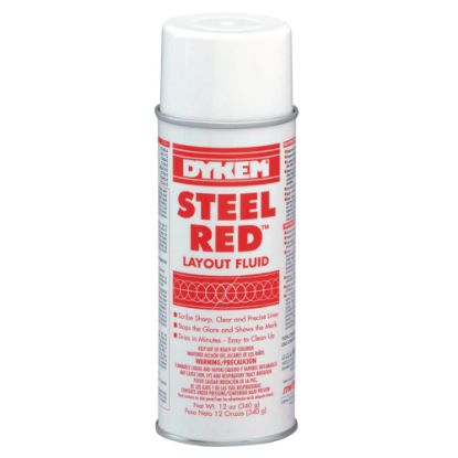 Picture of ITW Professional Brands DYKEM Layout Fluid, Aerosol Can, 16 Oz, Red