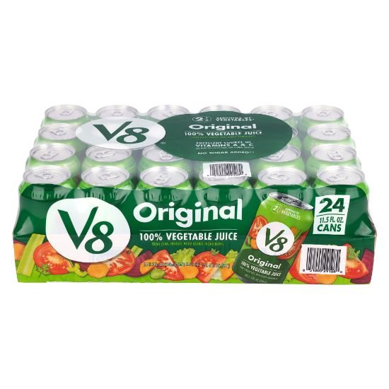 Picture of V8 Original Vegetable Juice, 11.5 oz, 24 Count