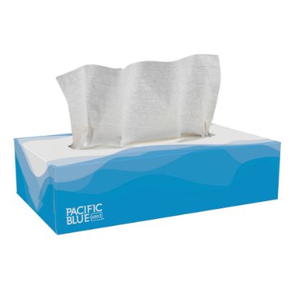 Picture of PACIFIC BLUE SELECT 2-PLY FACIAL TISSUE BY GP PRO (GEORGIA-PACIFIC), FLAT BOX, 30 BOXES PER CASE