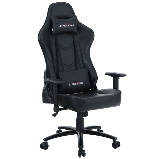 Picture of ALPHA HOME Ergonomic Gaming Office Computer Chair, Black