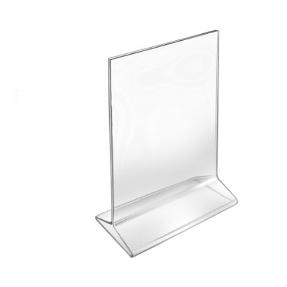 Picture of Azar Displays Top-Load Acrylic Sign Holders, 6in x 4in, Clear, Pack Of 10