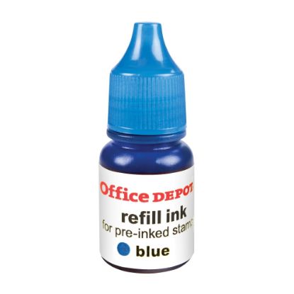 Picture of Office Depot Brand Pre-Ink Refill Ink, Blue, Pack Of 2