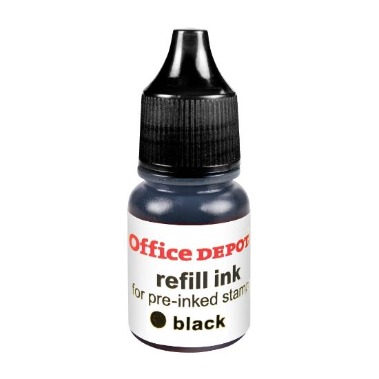 Picture of Office Depot Brand Pre-Ink Refill Ink, Black, Pack Of 2 Refills