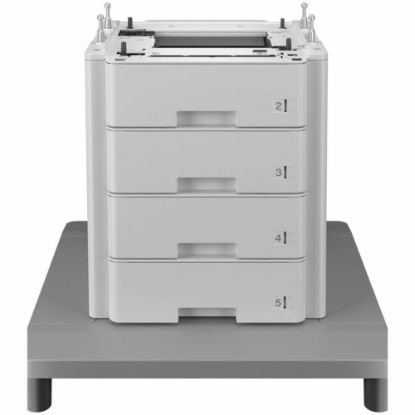 Picture of Brother TT-4000 Optional Tower Tray with 4 Trays (520-sheet capacity each) and Stabilizer for select Brother Monochrome Laser Printers and All-in-Ones - 520 Sheet - Plain Paper - Legal 8.50in x 14in , Letter 8.50in x 11in