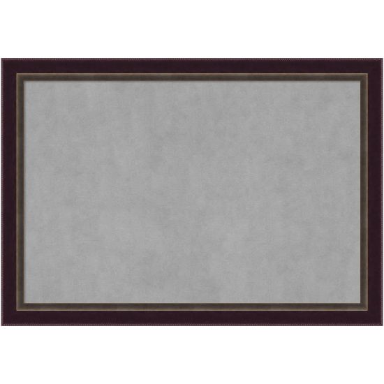 Picture of Amanti Art Magnetic Bulletin Board, Steel/Aluminum, 40in x 28in, Signore Bronze Wood Frame