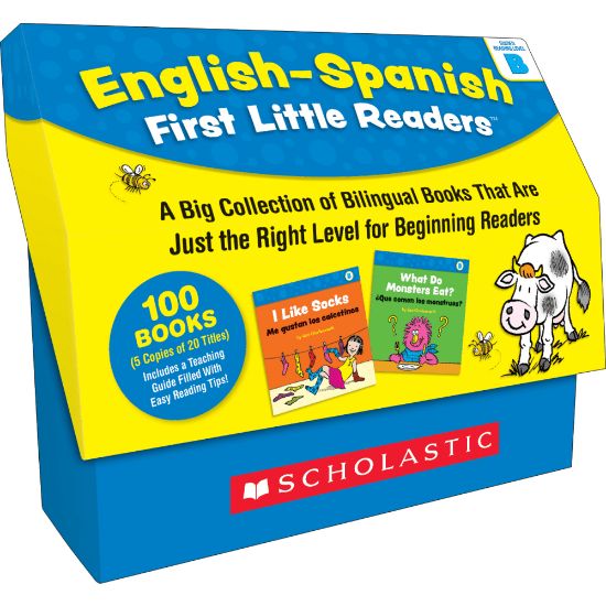 Picture of Scholastic Teacher Resources English-Spanish First Little Readers: Guided Reading Level B, Grades Pre-K To 2nd, Set Of 100 Books