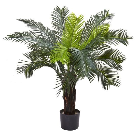 Picture of Nearly Natural 3ftH Artificial Cycas Tree With Pot, Green/Black