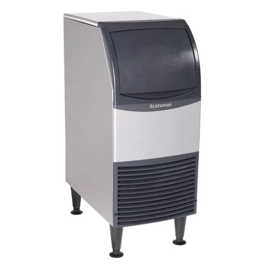 Picture of Hoffman Scotsman Air Cooled Undercounter Ice Machine, Medium Cube, 80 Lb, 38inH x 15inW x 24inD, Silver