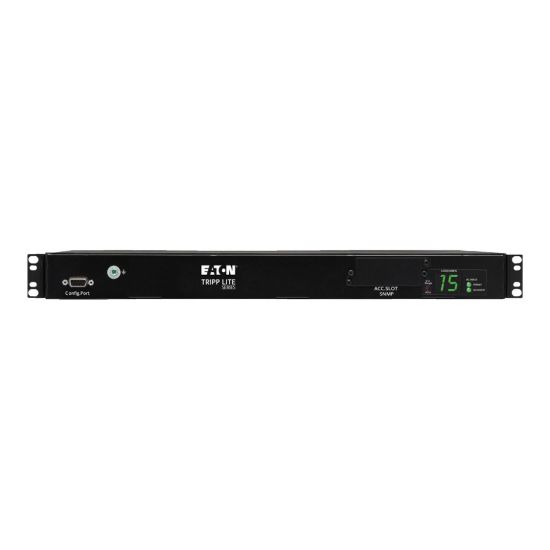 Picture of Tripp Lite PDU Metered ATS 2/2.4KW 200/240V 10 C13 2 C14 3.6M Cords 1URM - Horizontal rackmount - power distribution unit (rack-mountable) - 10 A - AC 200/208/220/230/240 V - 2.4 kW