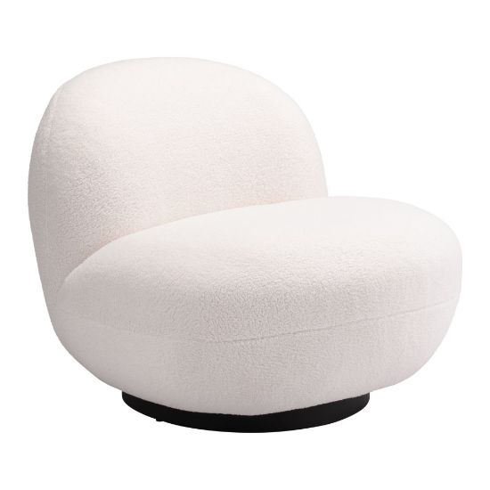 Picture of Zuo Modern Myanmar Accent Chair, Cream/Black