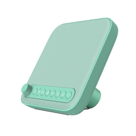 Picture of Pure Enrichment Wave Baby Soothing Sound Machine, 5-1/2inH x 1-3/4inW x 5-1/2inD, Mint Green