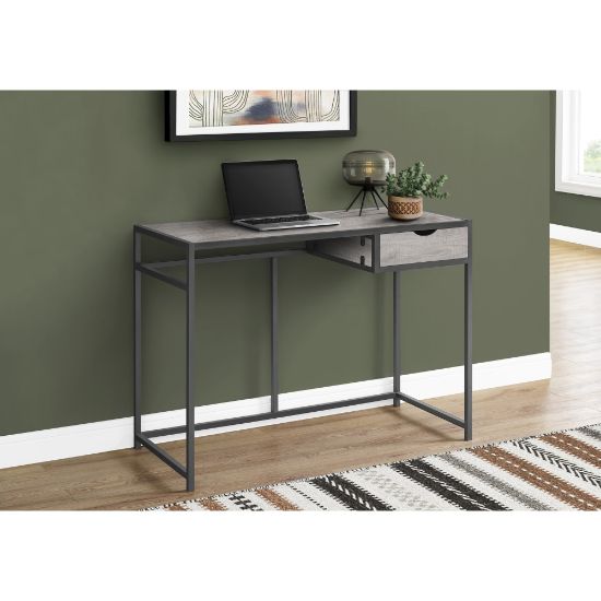 Picture of Monarch Specialties Riva 43inW Computer Desk, Gray, I 7217