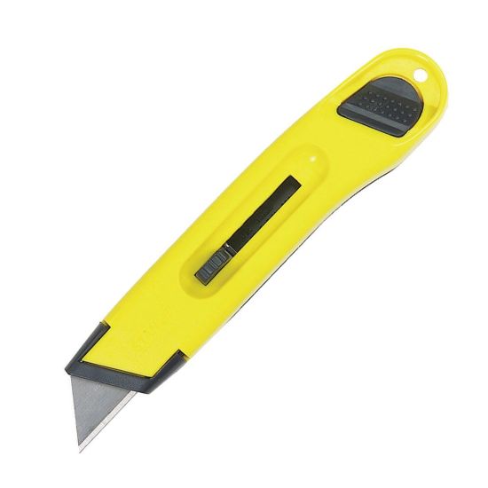 Picture of Stanley Bostich Plastic Retractable Utility Knife, 6in Blade , Yellow