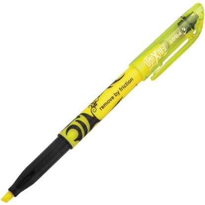 Picture of Pilot FriXion Light Erasable Highlighters, Pack of 12, Chisel Tip, Yellow