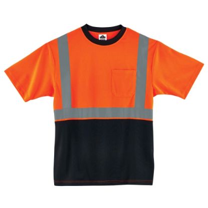 Picture of Ergodyne GloWear 8289BK Type-R Class 2 T-Shirt, Medium, Black/Orange